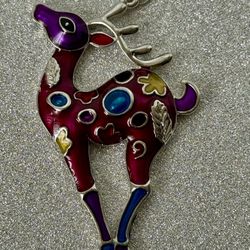 Reindeer Necklace 