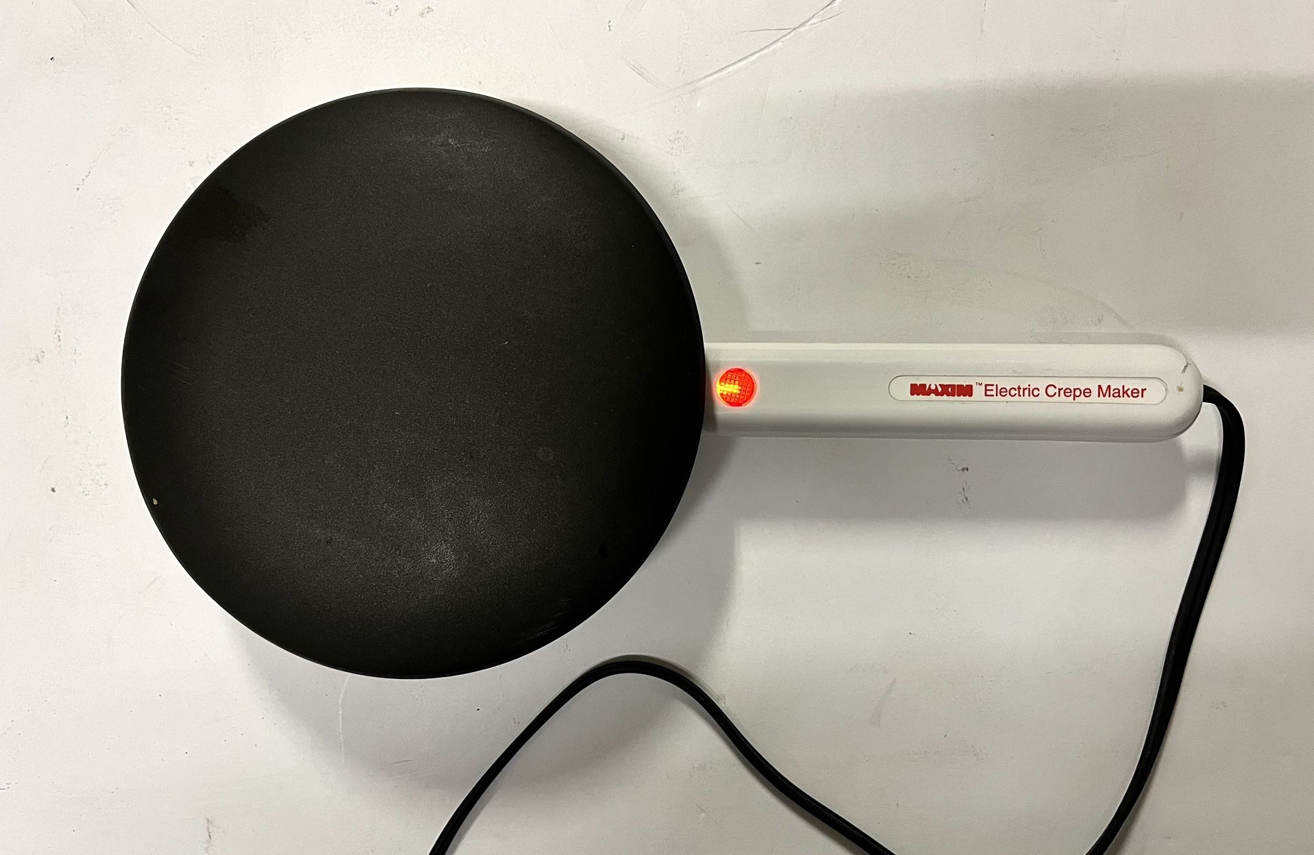 Vintage Dalton/ Maxim Electric Crepe Maker CM-5 Non Stick Pad.