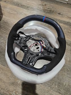 BRAND NEW BMW G30 G32 G11 G14 X3 X4 X5 X6 X7 F90 F91 M5 Real Carbon Fiber Steering Wheel