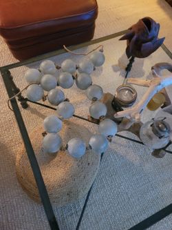 Pottery Barn Sea Glass Stringed Orbs