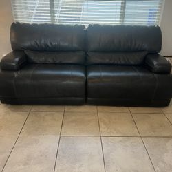 Powered  Reclining Couch & Love Seat 