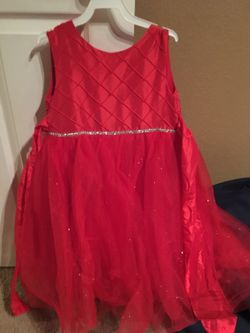 Beautiful red little girls dress size 6x