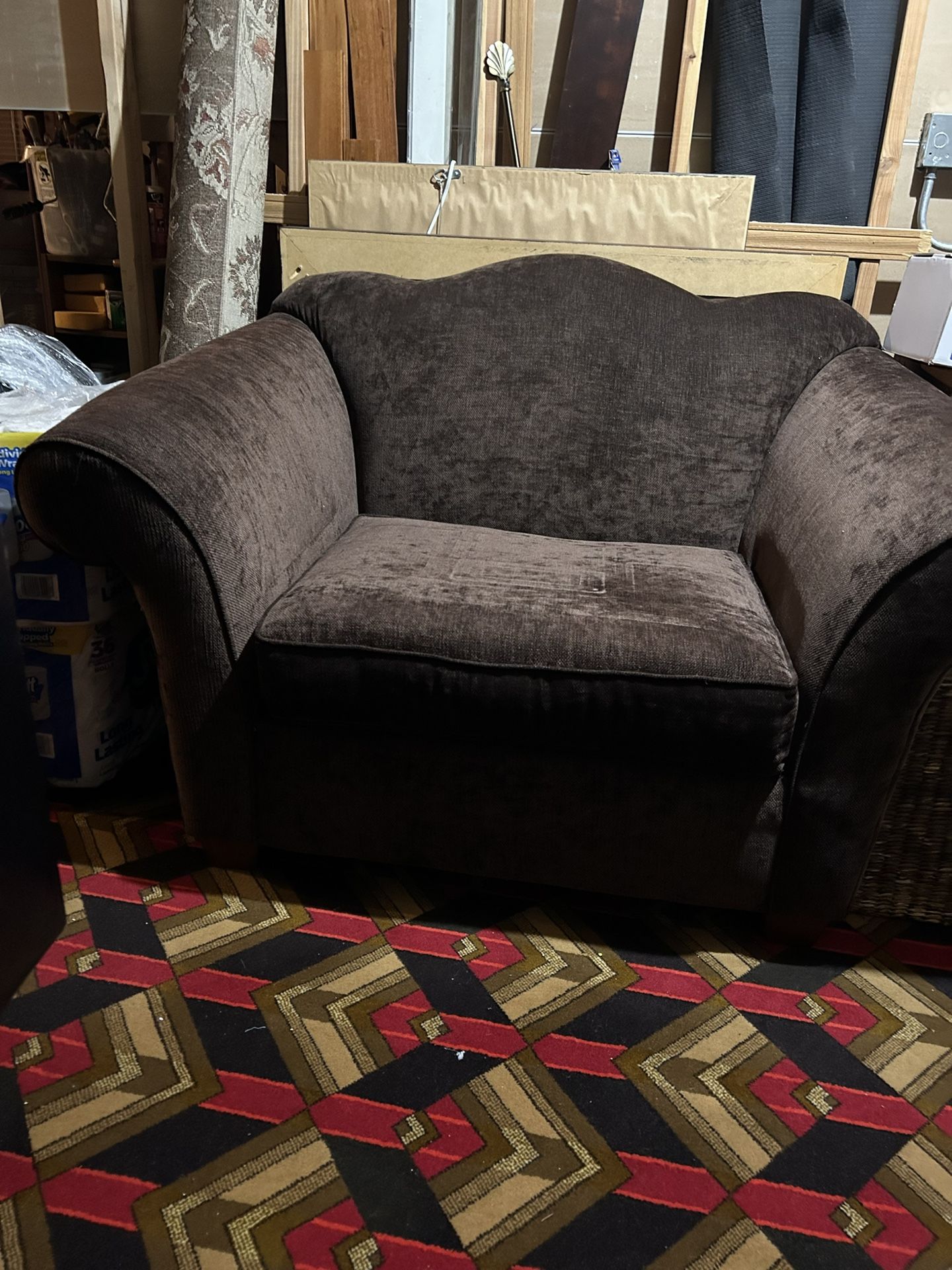 Bauhaus Roll Arm Chair And A Half