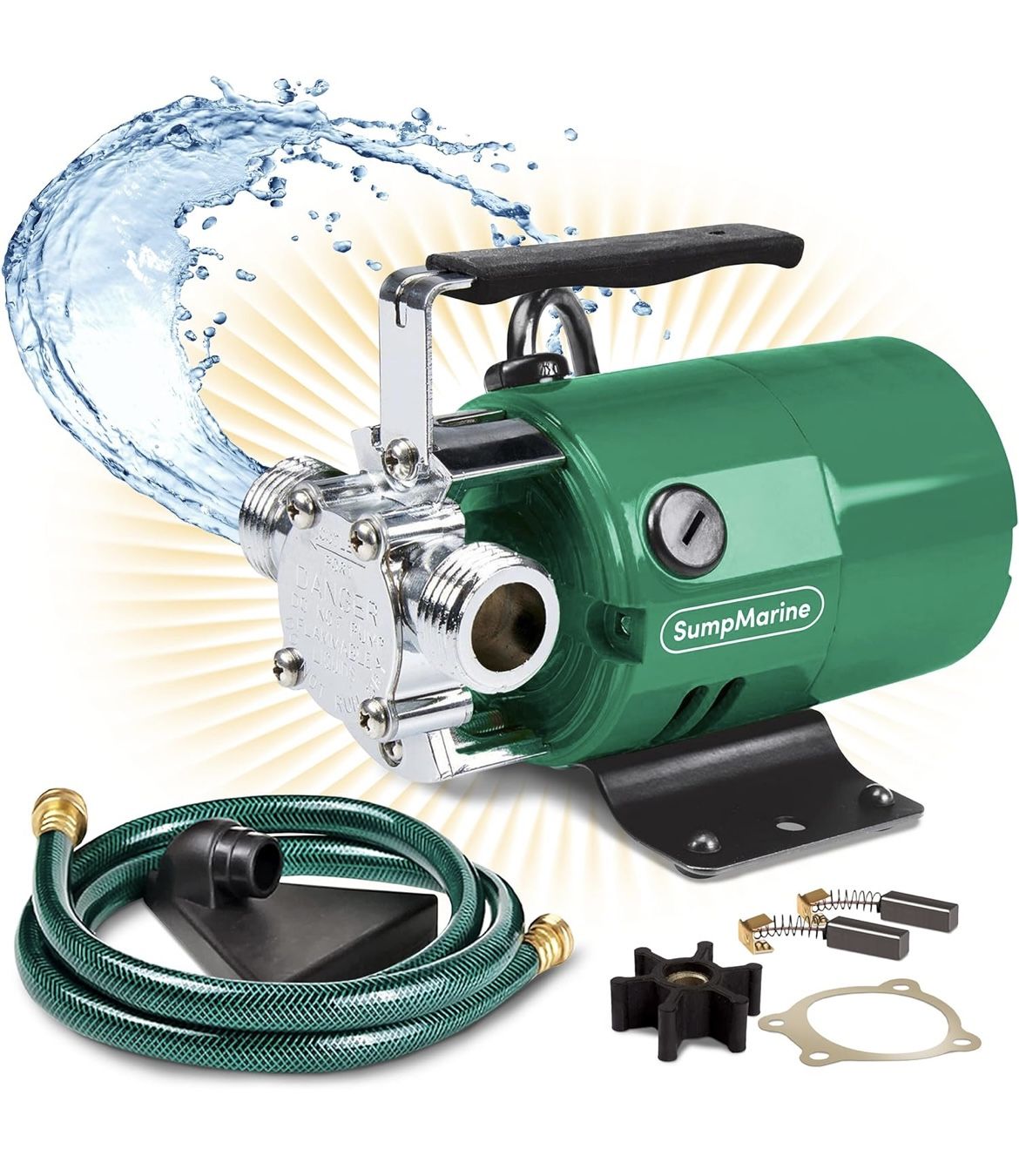 Water Transfer Pump – 330 GPH, 115V, Hose Kit Included
