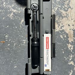 Craftsman Microtork Torque Wrench In Case