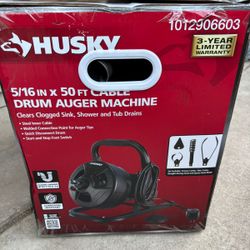  Husky Drum Auger  Machine  