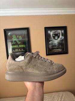 Brown Suede Alexander McQueen Shoes