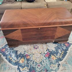 Antique Real Wood Trunk