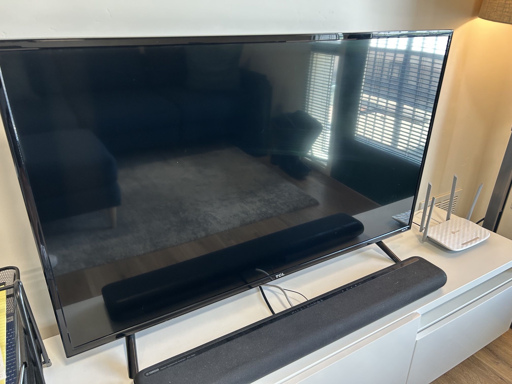 50” TCL Flat Screen TV with Roku