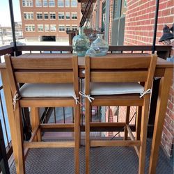 4-Seater Hightop Patio Dining Set