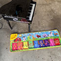 Kids Piano And Mat Piano 