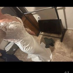 New Wedding Dress Set Bouquet And Crown