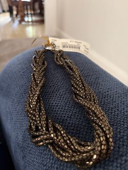 Braided Copper Colored Necklace