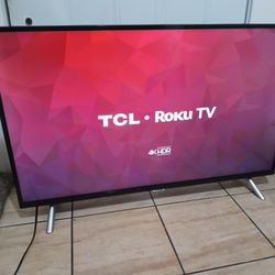 43" TCL Roku 4k SMART TV 