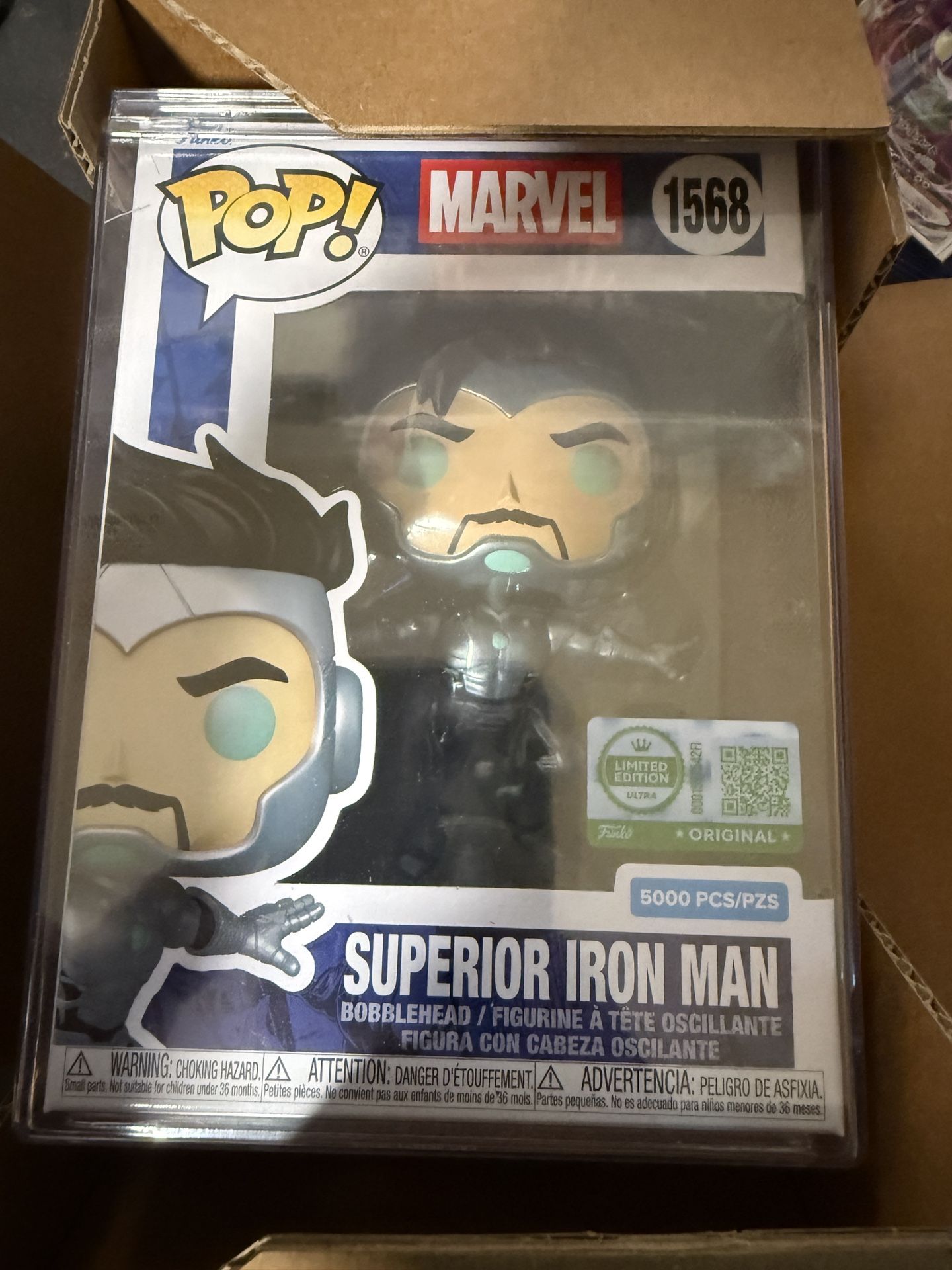 superior iron man limited 5000 pieces marvel funko pop