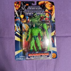 Marvel Universe SCORPION Comics Action Figure New Sealed 1996 Toy Biz