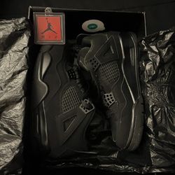 Black Cats Jordan 4 