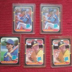 1987 Rated Rookies Lot