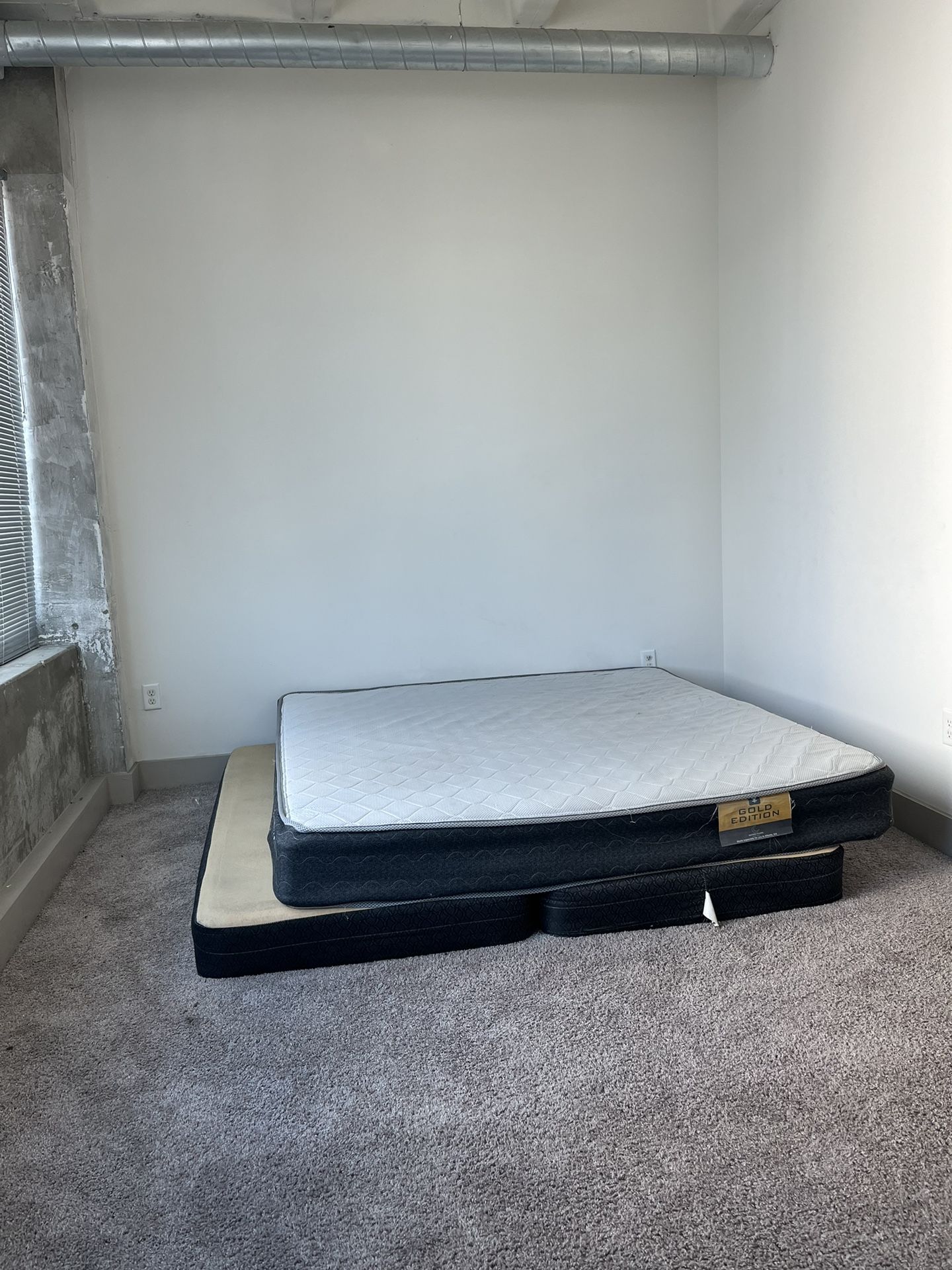 Used King Box springs & mattress