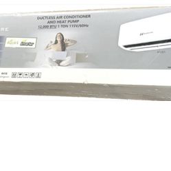 Hessaire 12000 BTU Ductless Air Conditioner & heat pump, Indoor Unit Box 1 of 2