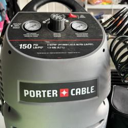 PORTER-CABLE CMB15 150 psi, 1.5 gal Oil-Free Fully Shrouded Compressor 
