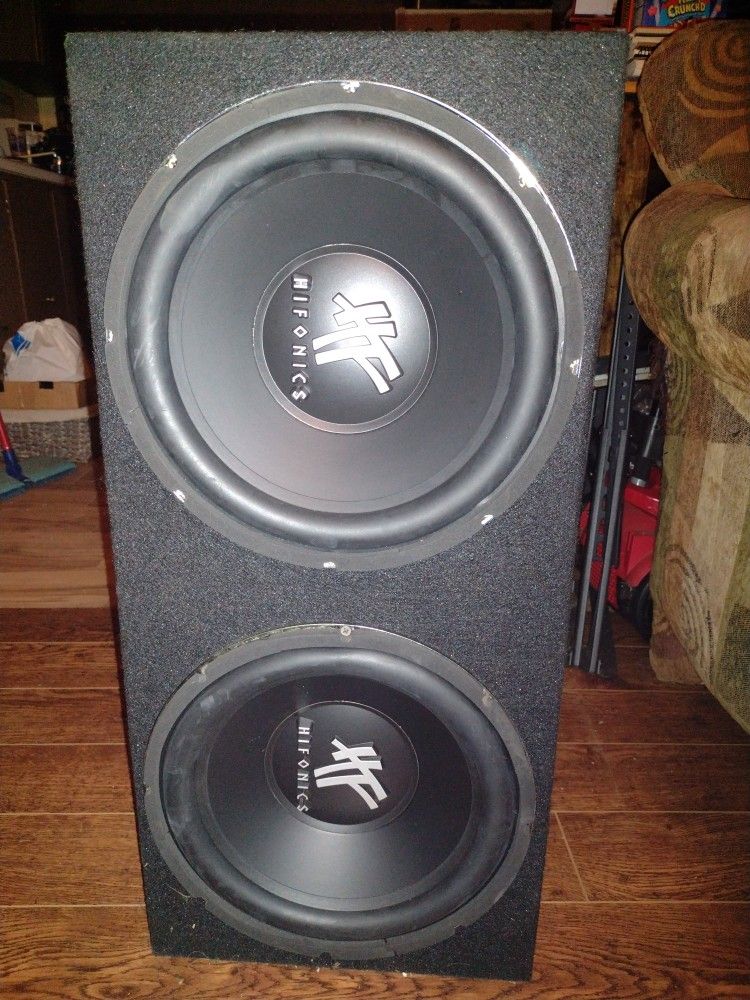 12in Subs Sealed Box And Lanzar Amp