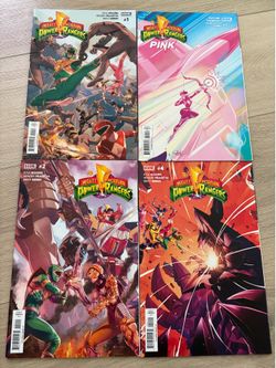 4 NEW COMICS Mighty Morphin Power Rangers
