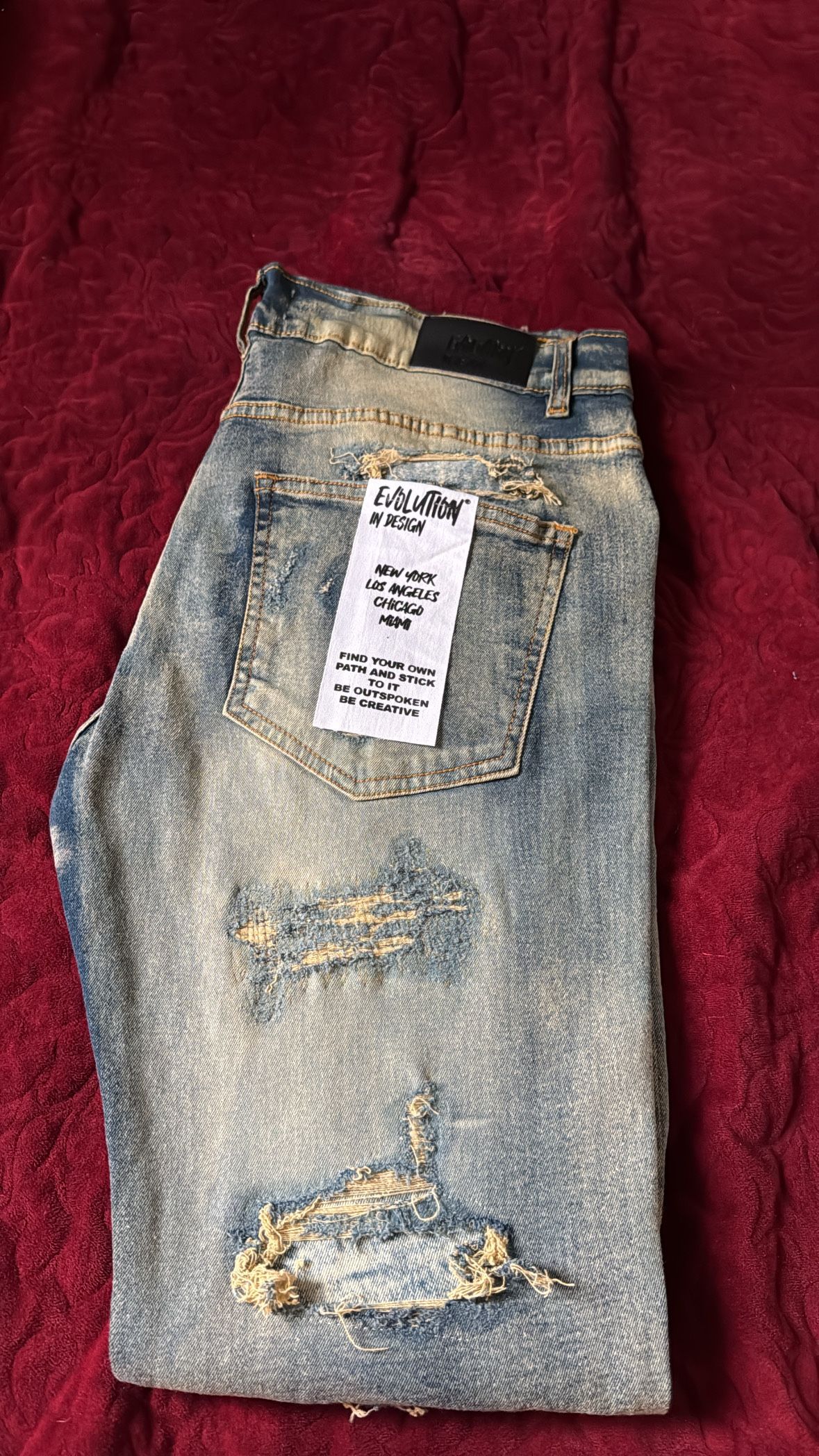 Evolution Rock The Bells Denim Jeans