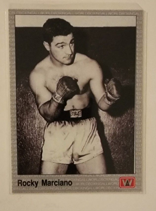 Vintage AW Sports Rocky Marciano Hall of Fame Boxing Card