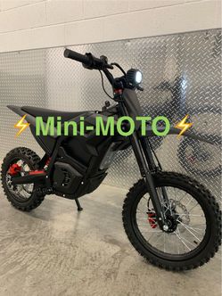 4000W Mini Electric Dirt Bike (Pit Bike Style), Pops Wheelies, Heavy Duty Frame and Suspension/Chain Drive Motor