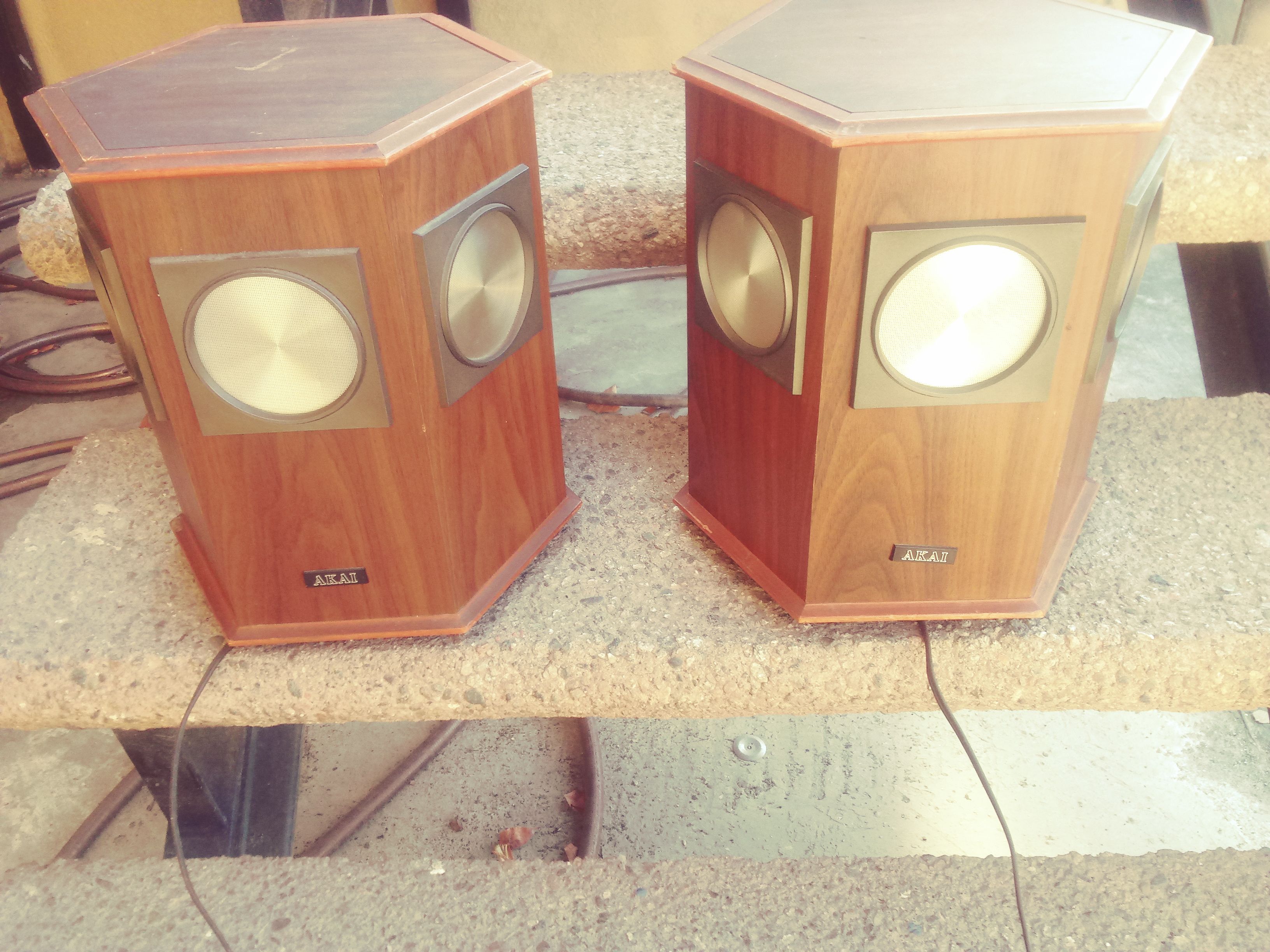 Rare vintage AKAI NDS-70 speakers