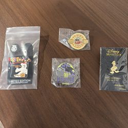 Disney Pins - Rare - Set of 4