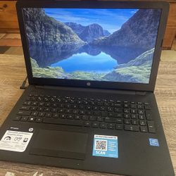 Touchscreen HP Notebook 15-BS020WM 15.6" Pentium N3710 1.6GHz 4GB RAM 500GB SSD