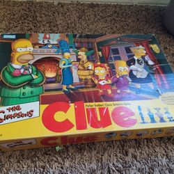 Clue  the Simpsons 