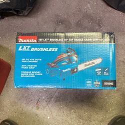 Makita 18 V Lax Brushless 10”top Handle Chainsaw 