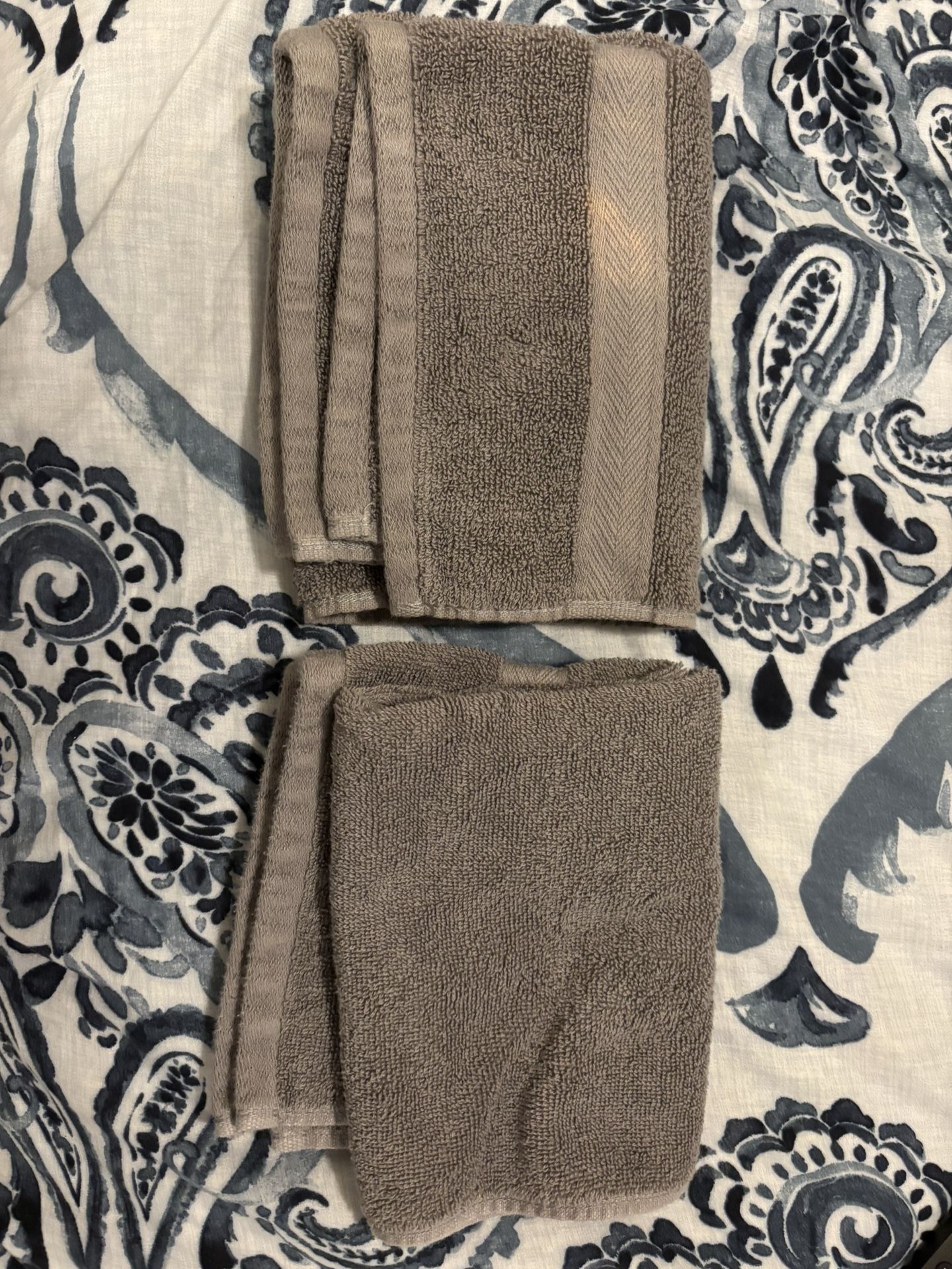 Gray Hand Towels