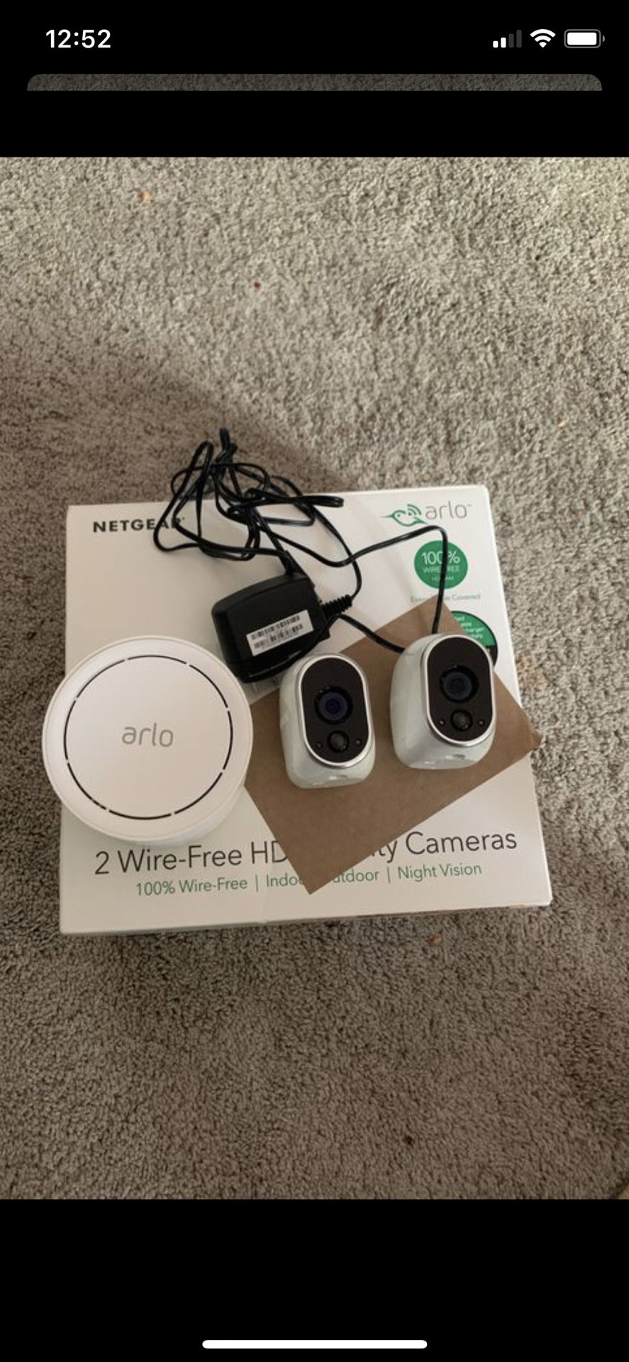 Arlo 2 wire free security camera for indoor and outdoor