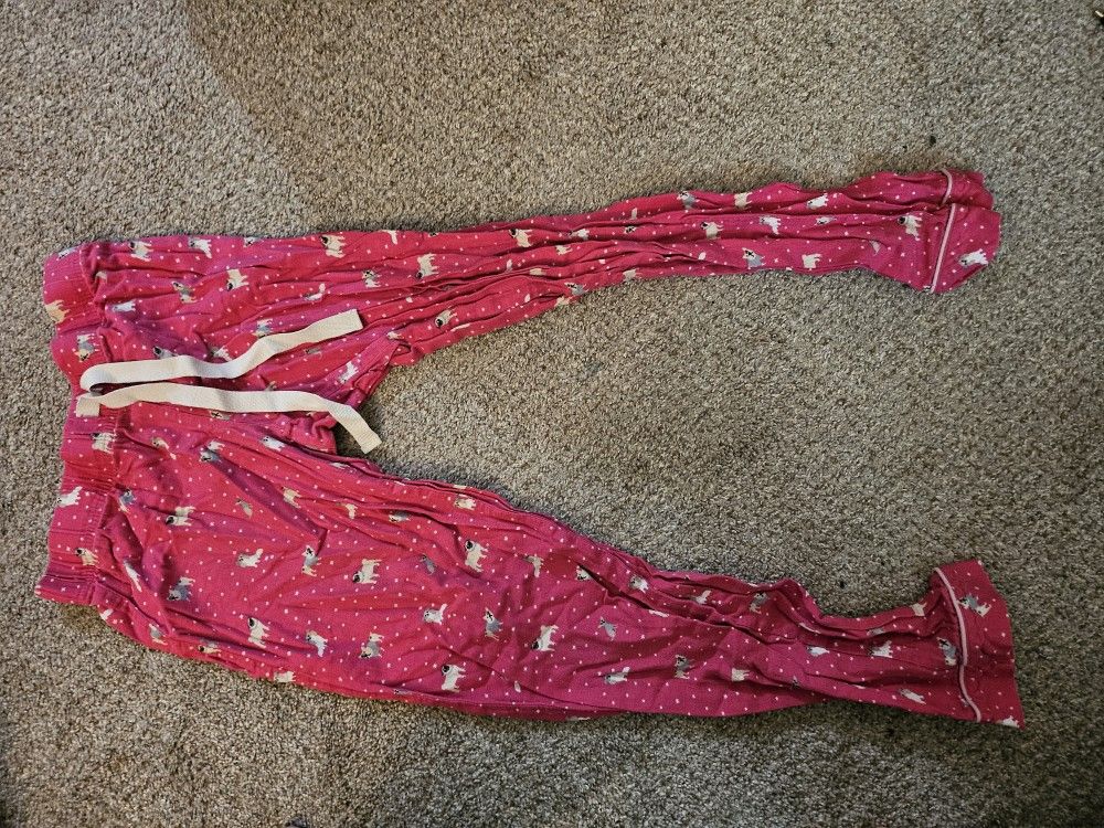 Extra Small Gap Pink Dog Pajama Pants