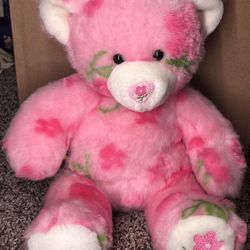 Build A Bear Flowers Seasons of Hugs Spring 2009 Pink Floral Plush