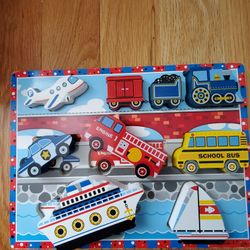 Wooden Transportation Puzzle 