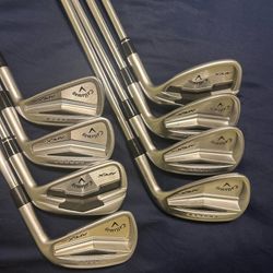 Callaway Apex Pro Forged 14’ 2014 Iron Set 4-P+A. Steel Stiff Flex EXCELLENT