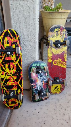 Used skate boards