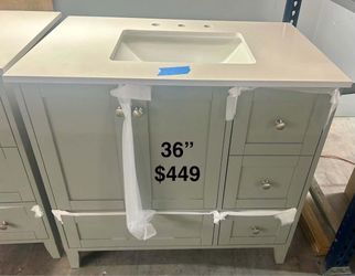 36in Bathroom Vanity with Top