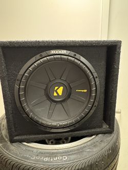 Kicker Subwoofer With Box