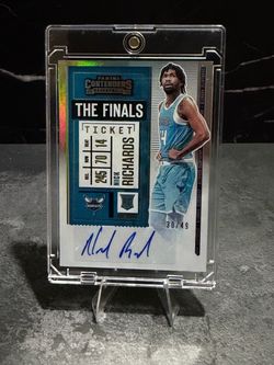 Nick Richards 2020-21 NBA Panini Contenders The Finals Ticket Auto /49