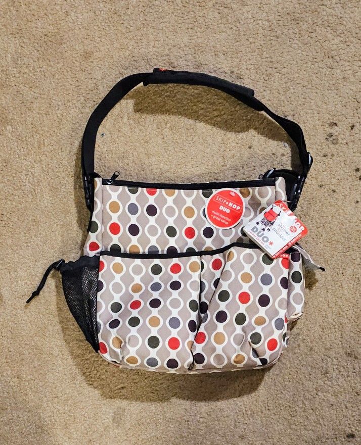 Skip Hop Duo Deluxe Edition Diaper Bag, multi-function