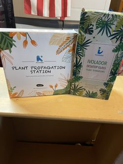 Plant Prop Station And Glass Terrarium-brand New