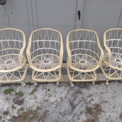 Vintage Spun Fiberglass Chairs 