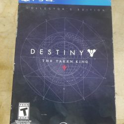  Destiny the Taken King Collectors Steelbook Edition Playstation 4 PS4 with COIN. very good condition.   