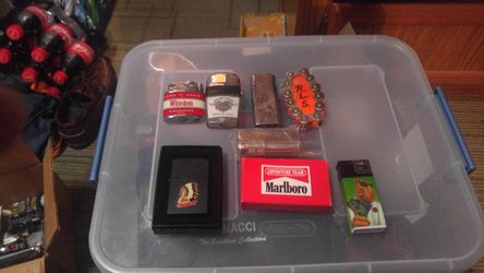 Winston,harley davidson,geneal,zippo and other lighters,some are gas great shape